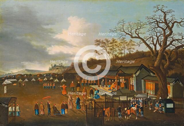 Archery Contest, 19th century. Creator: Unknown.