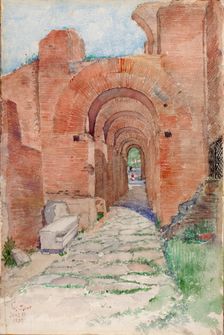 Arches of Palace of Nero, 1933. Creator: Cass Gilbert
