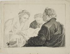 Architect Submitting Designs to Patron, n.d. Creator: Francesco Fontebasso