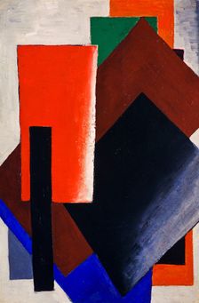 Architectonic Painting, 1916. Creator: Popova, Lyubov Sergeyevna (1889-1924)