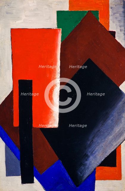 Architectonic Painting, 1916. Creator: Popova, Lyubov Sergeyevna (1889-1924).
