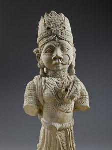 Architectural Bracket in the Form of a Celestial Musician (image 3 of 3), c.16th century. Creator: Unknown