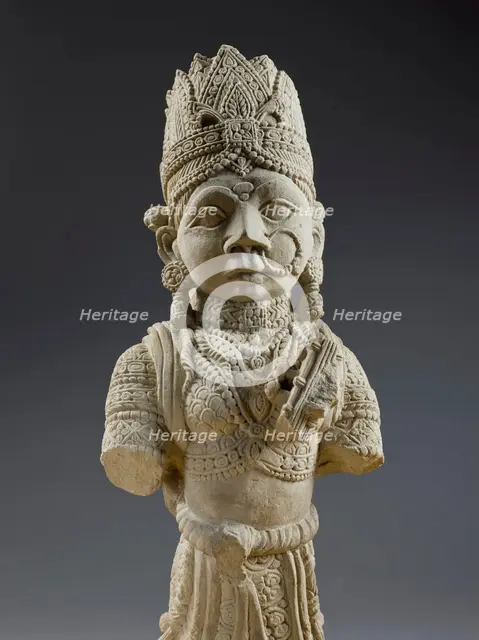 Architectural Bracket in the Form of a Celestial Musician (image 3 of 3), c.16th century. Creator: Unknown.