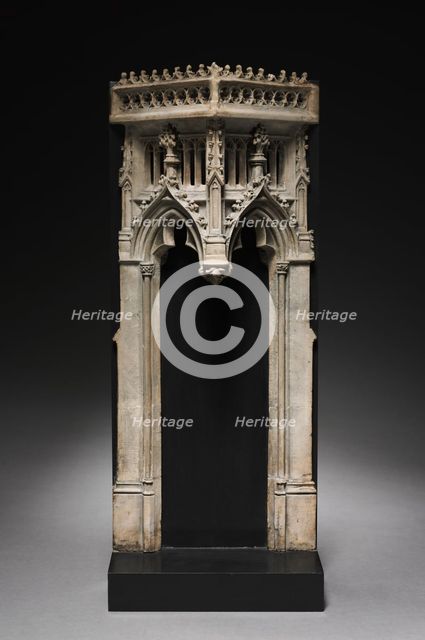 Architectural Canopy, c. 1450-1475. Creator: Unknown.