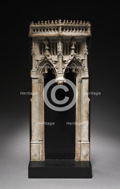Architectural Canopy, c. 1450-1475. Creator: Unknown.