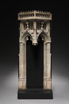 Architectural Canopy (pair), c. 1450-1475. Creator: Unknown