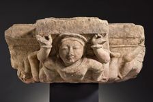 Architectural Capital with Yakshas and Avatars (image 3 of 5), 10th century. Creator: Unknown