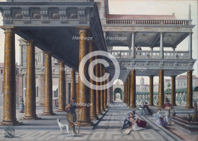 Architectural Caprice with Figures.