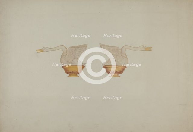 Architectural Carving, c. 1940. Creator: Helen E. Gilman.