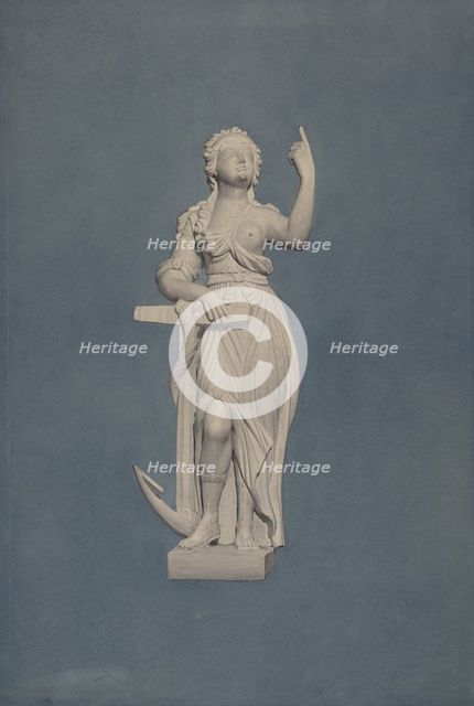 Architectural Carving "Hope", c. 1939. Creator: John W Kelleher.