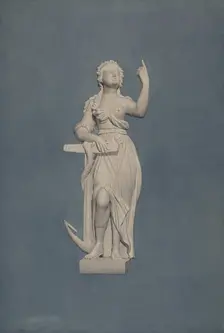 Architectural Carving "Hope", c. 1939. Creator: John W Kelleher