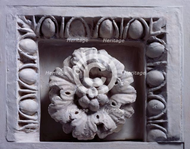 Architectural cast: soffit, c19th century? Creator: Unknown.