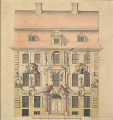 Architectural Design for a Façade, 1739-69. Creator: Ferenc Speth