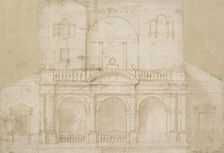 Architectural Design (Villa Madama), early 16th century. Artist: Raphael