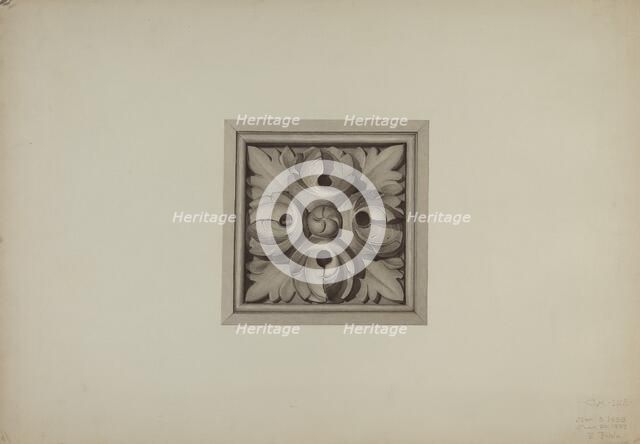 Architectural Detail, 1939. Creator: Robert Pohle.