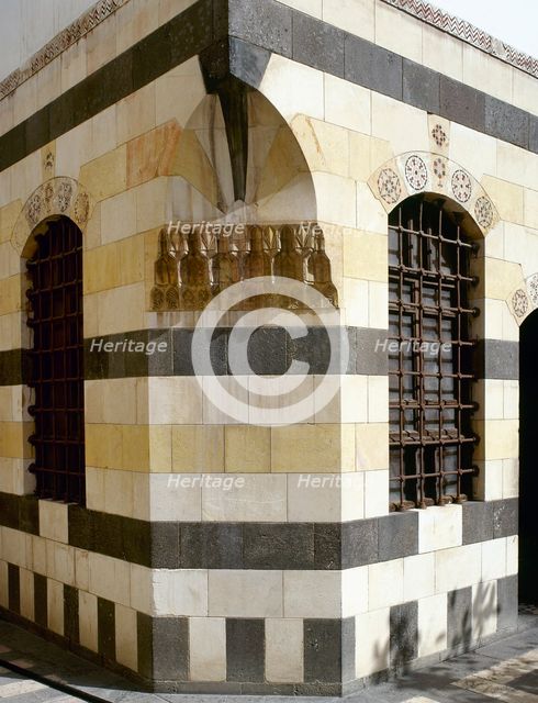 Architectural detail, Azam Palace, Damascus, Syria, Ottoman style, 2001. Creator: LTL.
