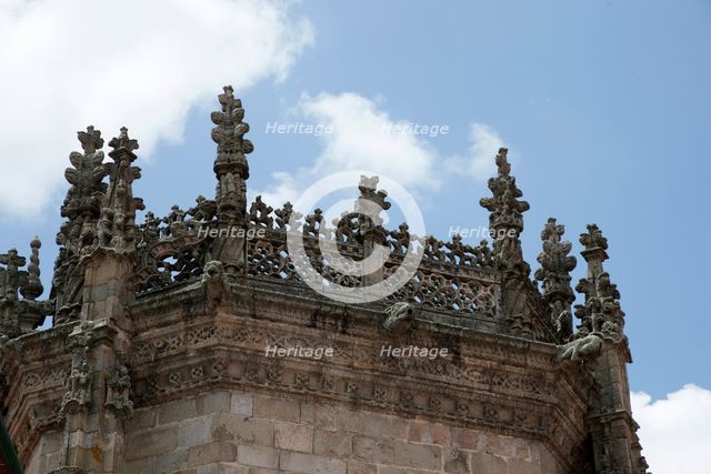 Architectural detail, Braga Cathedral, Portugal, 2009. Creator: Samuel Magal.