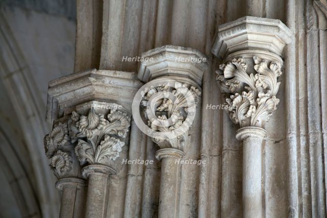 Architectural detail, Monastery of Batalha, Batalha, Portugal, 2009. Creator: Samuel Magal.