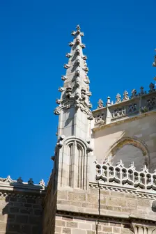 Architectural detail, Monastery of San Juan de los Reyes, Toledo, Spain, 2007. Creator: Samuel Magal