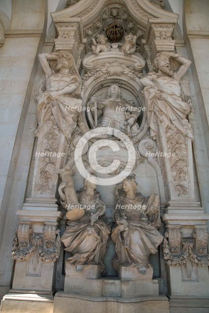 Architectural detail, University of Coimbra, Portugal, 2009. Creator: Samuel Magal.