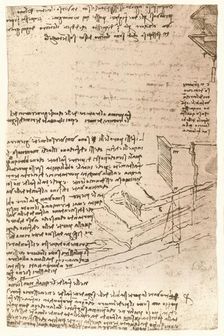 Architectural drawing, c1472-c1519 (1883). Artist: Leonardo da Vinci