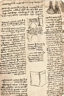 Architectural drawing, c1472-c1519 (1883). Artist: Leonardo da Vinci