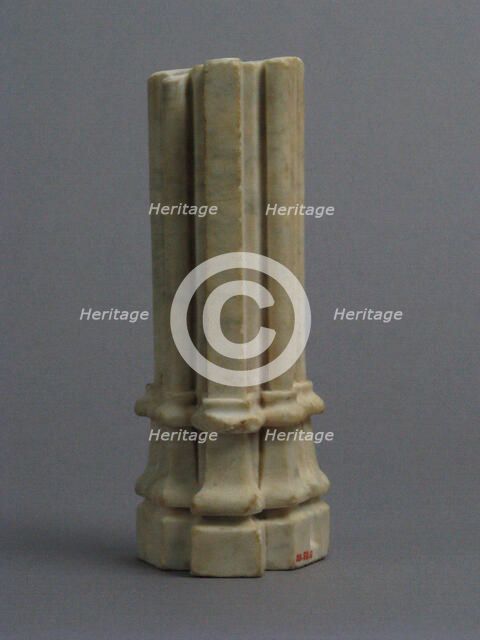 Architectural Fragment from a Retable, Tabernacle, or Tomb, French, ca. 1400. Creator: Unknown.