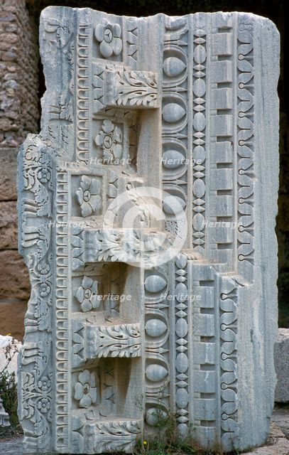 Architectural fragment from the baths of Antoninus Pius, 2nd century. Artist: Unknown