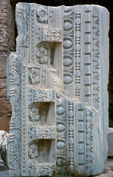Architectural fragment from the baths of Antoninus Pius, 2nd century