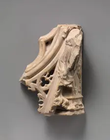 Architectural Fragment, French, ca. 1375-1425. Creator: Unknown