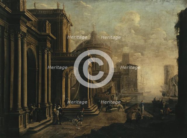 Architectural Landscape, 1638. Creator: Jan Miel.