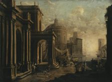 Architectural Landscape, 1638. Creator: Jan Miel