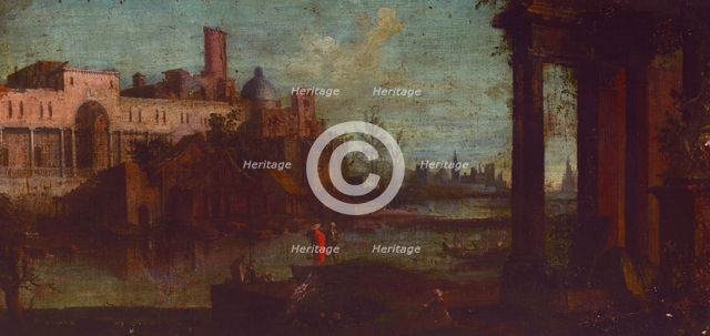 Architectural Landscape, 18th century. Creator: Unknown.