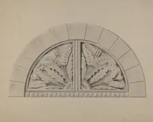 Architectural Ornament, c. 1936. Creator: William Kerby