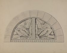 Architectural Ornament, c. 1936. Creator: William Kerby