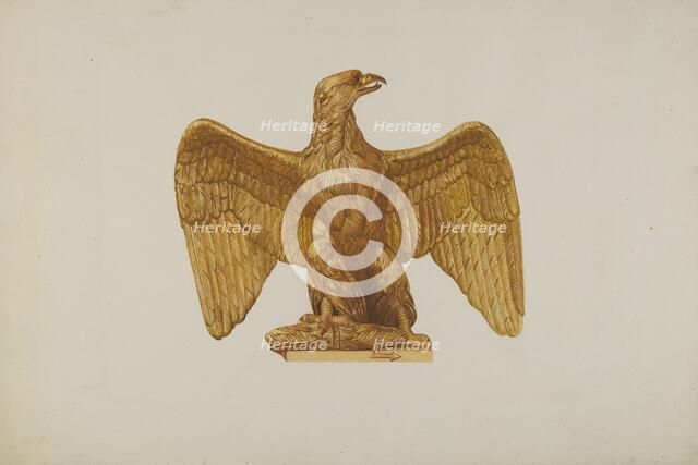 Architectural Ornament (Eagle), 1935/1942. Creator: Robert Pohle.
