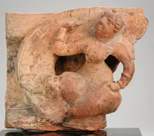 Architectural Panel with Goddess, 5th century. Creator: Unknown