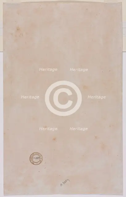 Architectural Plan (verso), mid 1500s. Creator: Luzio Romano (Italian, active 1528-75).