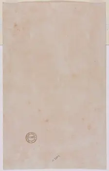 Architectural Plan (verso), mid 1500s. Creator: Luzio Romano (Italian, active 1528-75)