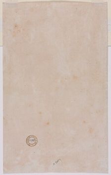 Architectural Plan (verso), mid 1500s. Creator: Luzio Romano (Italian, active 1528-75)