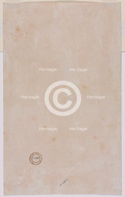Architectural Plan (verso), mid 1500s. Creator: Luzio Romano (Italian, active 1528-75).
