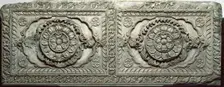 Architectural relief panel with floral design, , 18th century. Creator: Unknown