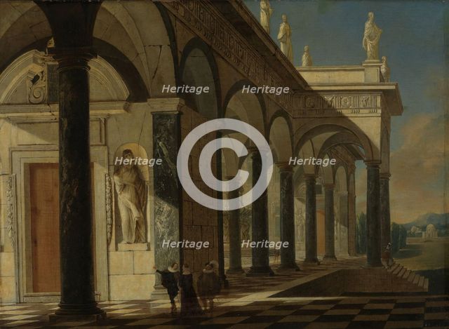 Architectural Scene, 1664. Creator: Wilhelm Schubert van Ehrenberg.