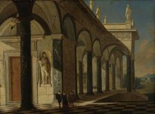 Architectural Scene, 1664. Creator: Wilhelm Schubert van Ehrenberg