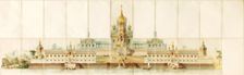 Architectural study for a Russian monastery