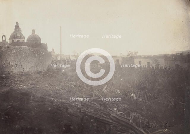 Architectural Study in Mexico, 1864-69. Creator: François Aubert.