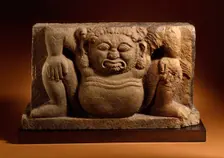 Architectural Support with Squatting Dwarf, 11th century. Creator: Unknown