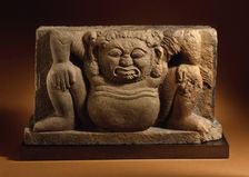 Architectural Support with Squatting Dwarf, 11th century. Creator: Unknown