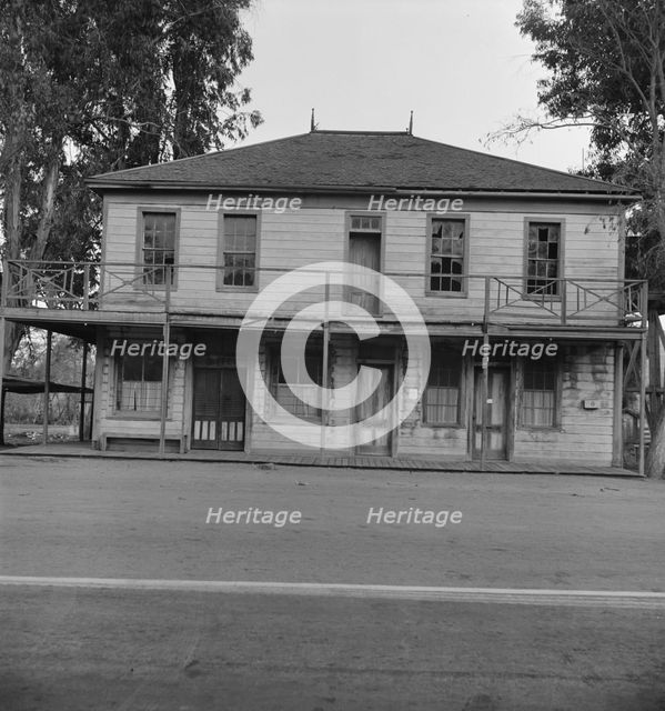 Architectural survivals, Clayton, California, 1938. Creator: Dorothea Lange.