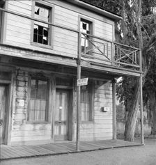 Architectural survivals, Clayton, California, 1938. Creator: Dorothea Lange